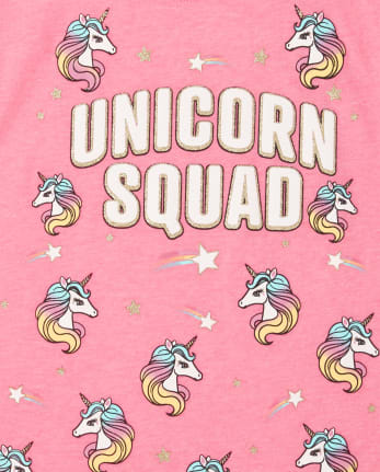 Girls Unicorn Squad Graphic Tee