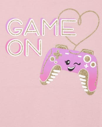 Camiseta gráfica de videojuegos para niñas