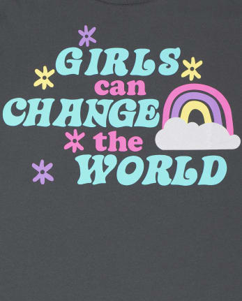 Girls Change The World Graphic Tee