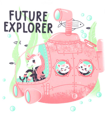 Toddler Girls Explorer Graphic Tee