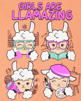 Lot de 2 t-shirts graphiques animaux pour fille