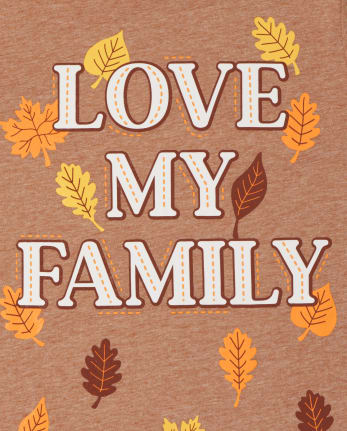 Lot de 2 t-shirts graphiques d'automne pour filles