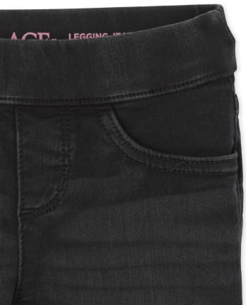 Girls Stretch Knit Denim Legging Jeans 2-Pack