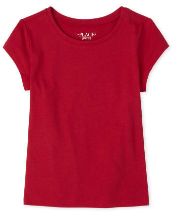 The Children's Place Baby Toddler Girls Short Sleeve Basic Layering T-Shirt 