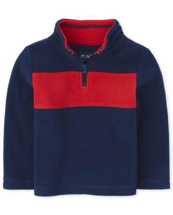 Toddler Boys Colorblock Glacier Fleece Half Zip Pullover