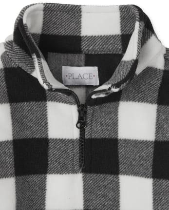 Jersey de cuello alto con media cremallera y forro polar Glacier para niñas