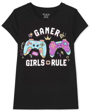 Girls Gamer Girls Graphic Tee