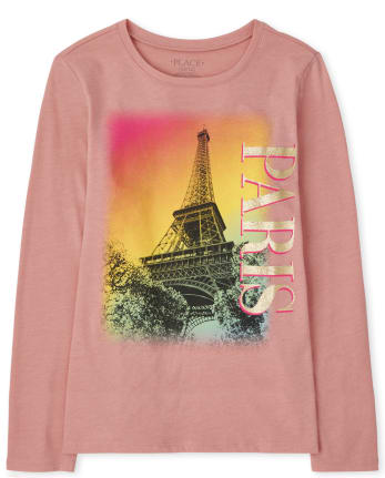 Girls Paris Graphic Tee