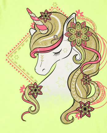 Girls Unicorn Graphic Tee