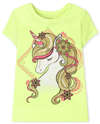 Girls Unicorn Graphic Tee
