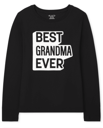 Camiseta gráfica de abuela familiar a juego para mujer