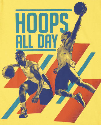 Camiseta con estampado de aros para niños