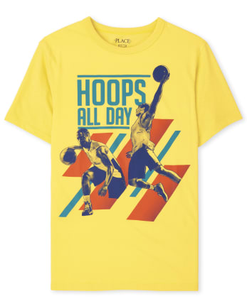 Camiseta con estampado de aros para niños