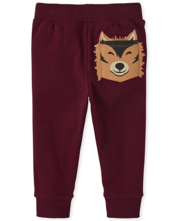 Baby And Toddler Boys Wolf Jogger Pants