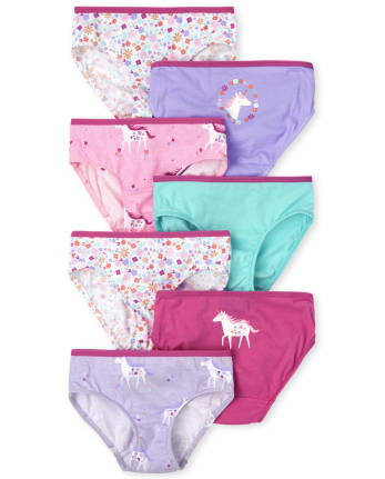 Toddler Girls Unicorn Underwear 7-Pack