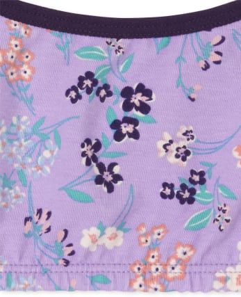 Girls Floral Bralette 5-Pack