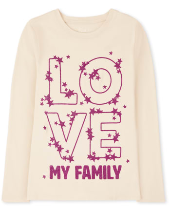 Girls Love My Family Graphic Tee