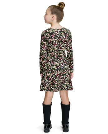 Vestido Niña Estampado Skater