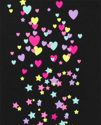Girls Heart Cozy Leggings