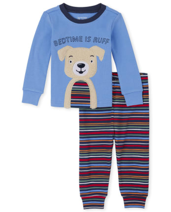 Baby And Toddler Boys Dog Snug Fit Cotton Pajamas