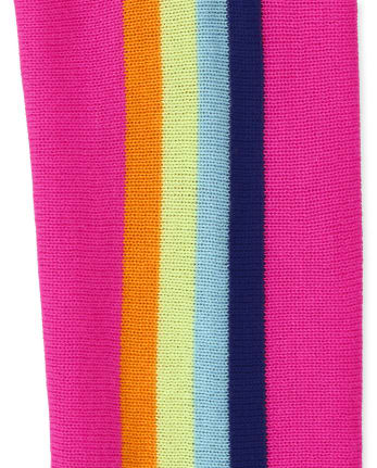 Pull à rayures latérales pour fille