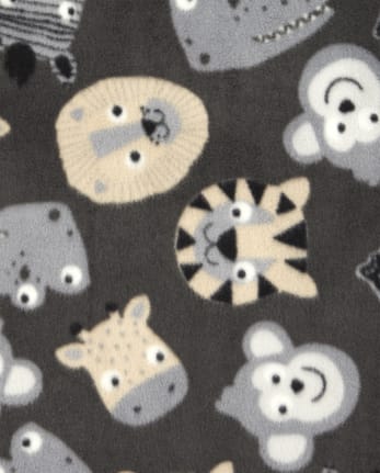 Baby And Toddler Boys Animal Fleece One Piece Pajamas