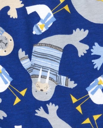 Baby And Toddler Boys Walrus Snug Fit Cotton Pajamas