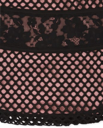 Robe droite en dentelle pour fille