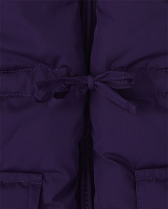 Girls Long Puffer Jacket