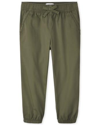 Pantalones jogger sin cordones para niñas