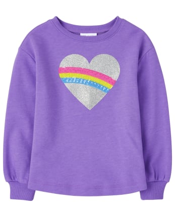 Girls Sequin Sweatshirt