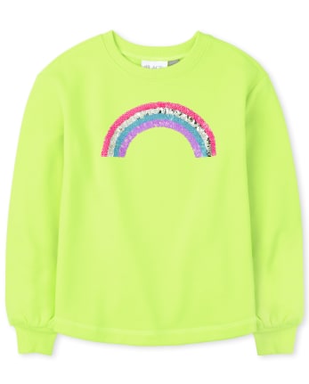 Girls Sequin Sweatshirt