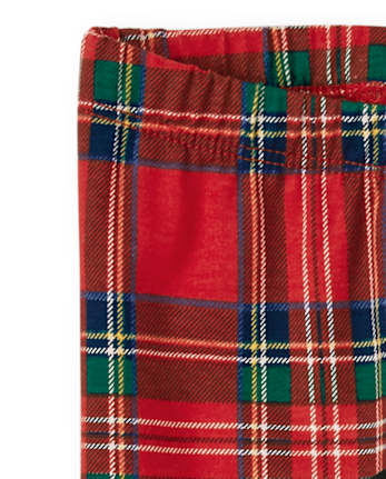 Lot de 2 leggings tutu à carreaux pour bébé fille