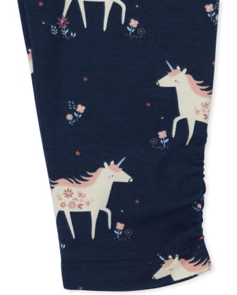 Baby Girls Unicorn Pants 3-Pack