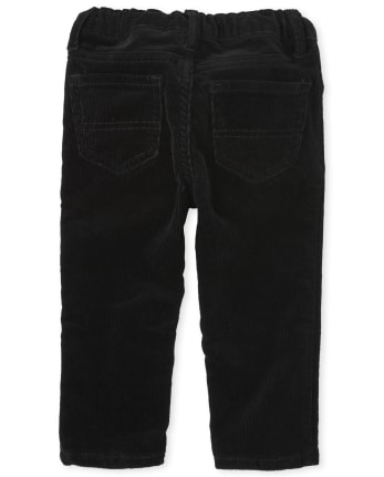Pantalon en velours côtelé extensible pour tout-petit garçon