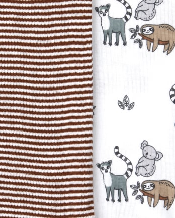 Baby Boys Sloth Bodysuit 5-Pack