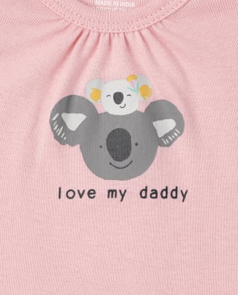 Baby Girls Koala Bodysuit 5-Pack