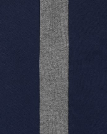 Pantalones jogger de vellón con rayas laterales para niños