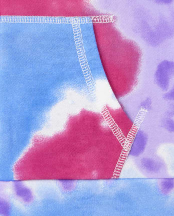 Sweat à capuche zippé en molleton pour fille