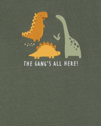 Lot de 5 bodys dinosaures pour bébé garçon