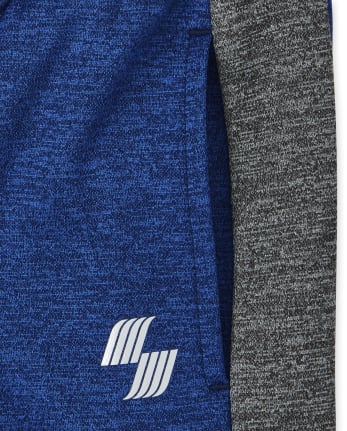 Boys Fleece Performance Colorblock Jogger Pants