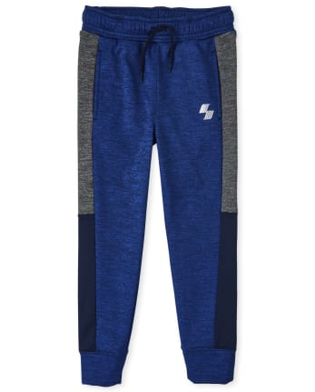 Boys Fleece Performance Colorblock Jogger Pants