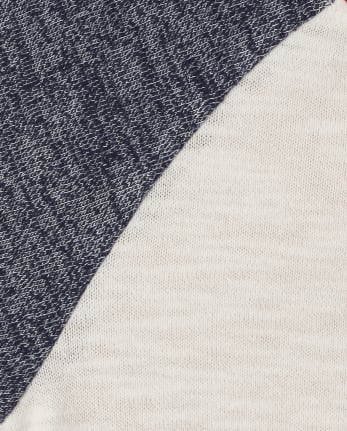 Baby And Toddler Boys Colorblock Hooded Top