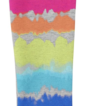 Girls Rainbow Tie Dye Leggings
