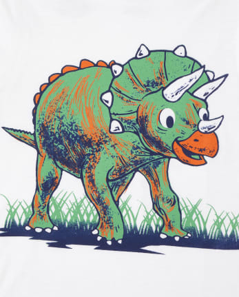 T-shirt à motif dinosaure pour bébés et tout-petits garçons