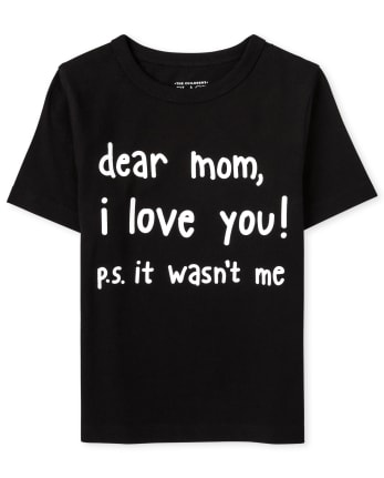 T-shirt graphique maman pour bébés et tout-petits garçons