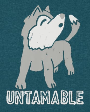 Baby And Toddler Boys Untamable Graphic Tee