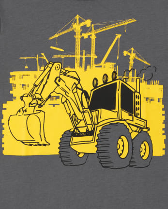 Toddler Boys Construction Graphic Tee