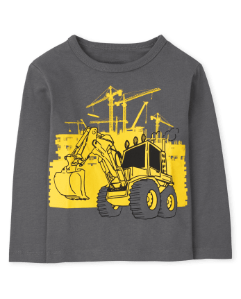 Toddler Boys Construction Graphic Tee