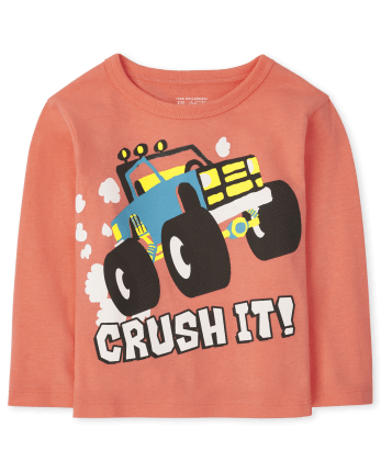 Toddler Boys Monster Truck Graphic Tee
